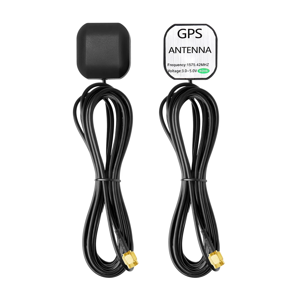 3 Meters RG174 Cable 1575.42MHz Active Car FAKRA-C Connector GPS Antenna Mini