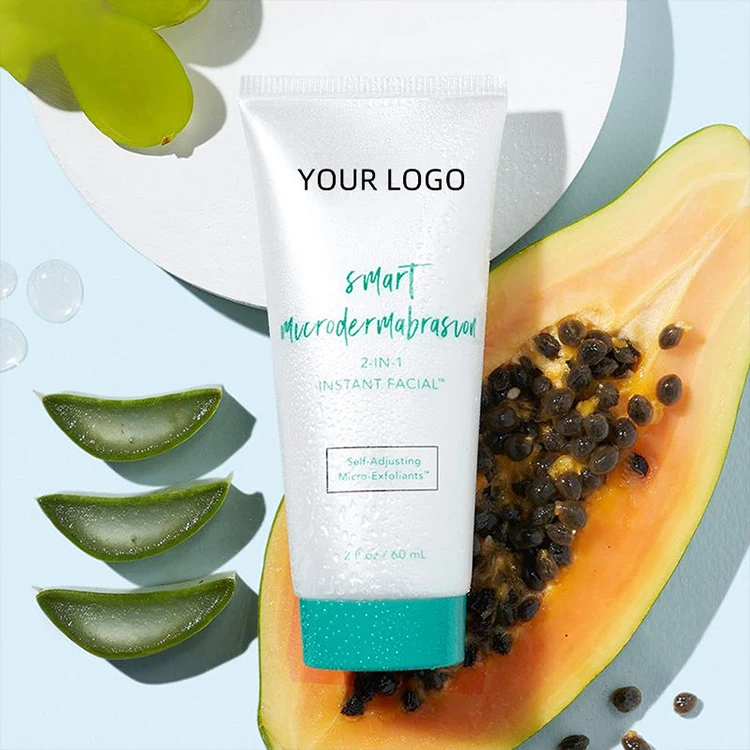 Private Label Washing Face Anti-freckle Facial Cleanser Scar Pot Removal Face Scrub Organic Cleansing Milk