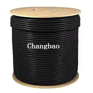 Тест-тест Changbao 23AWG 4 пары Cat 6 Водонепроницаемый прямой погрешности Lan сеть Ethernet UTP желеобразный заполненный уличный кабель Cat6