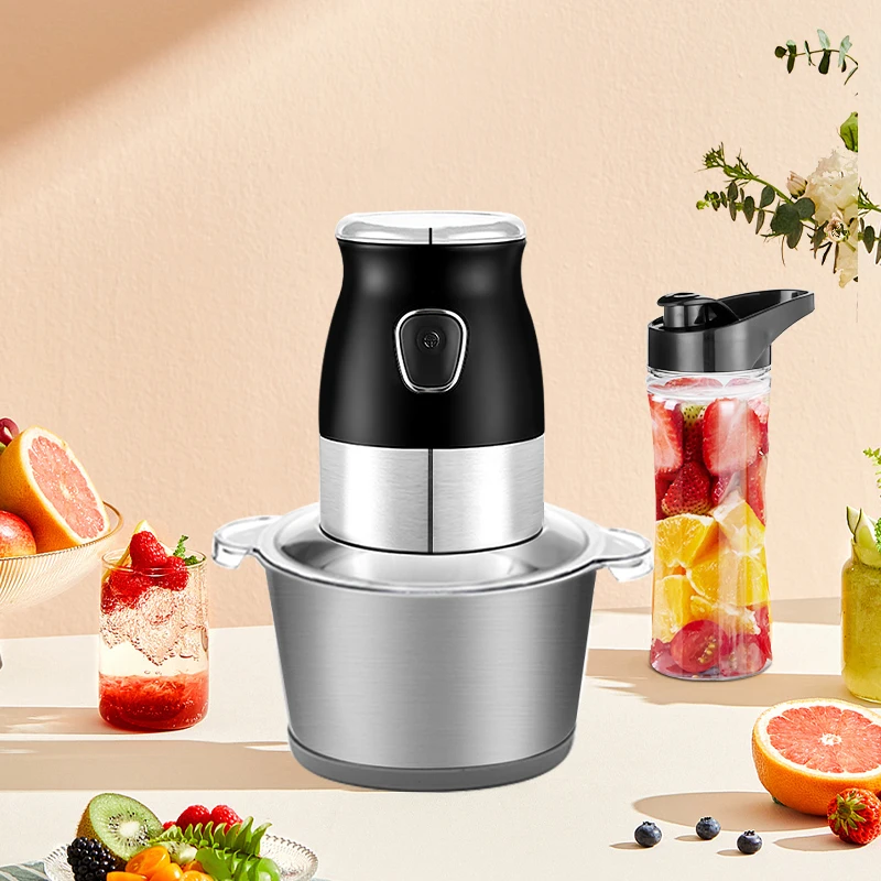 Commercial Household Kitchen Stainless Steel Food Grinders Machine, Electric Grinder Meat Mincer