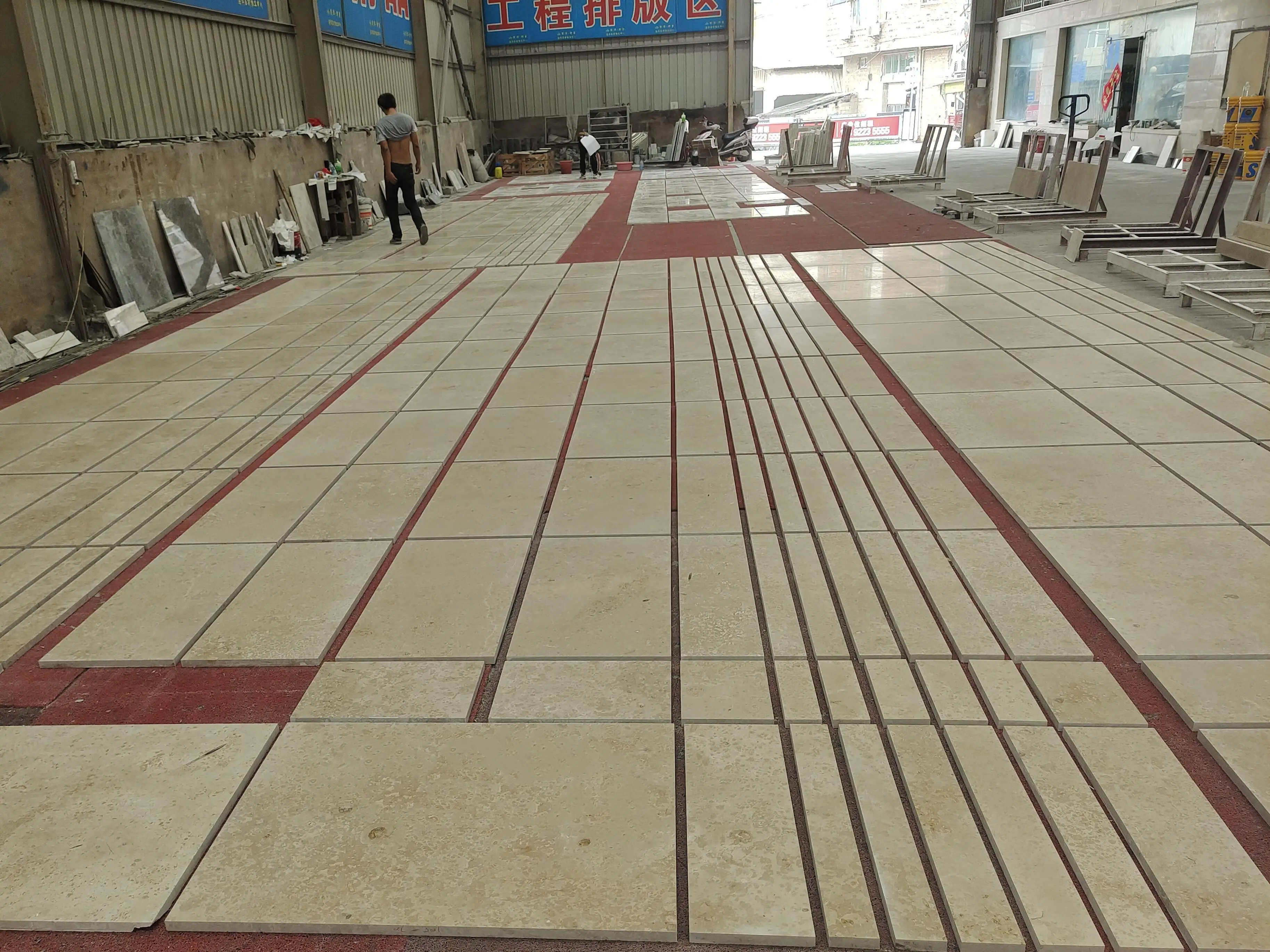SHIHUI Luxury Exterior Stpne Wall Jura Beige Limestone Cladding Floor Tiles Outdoor And Indoor