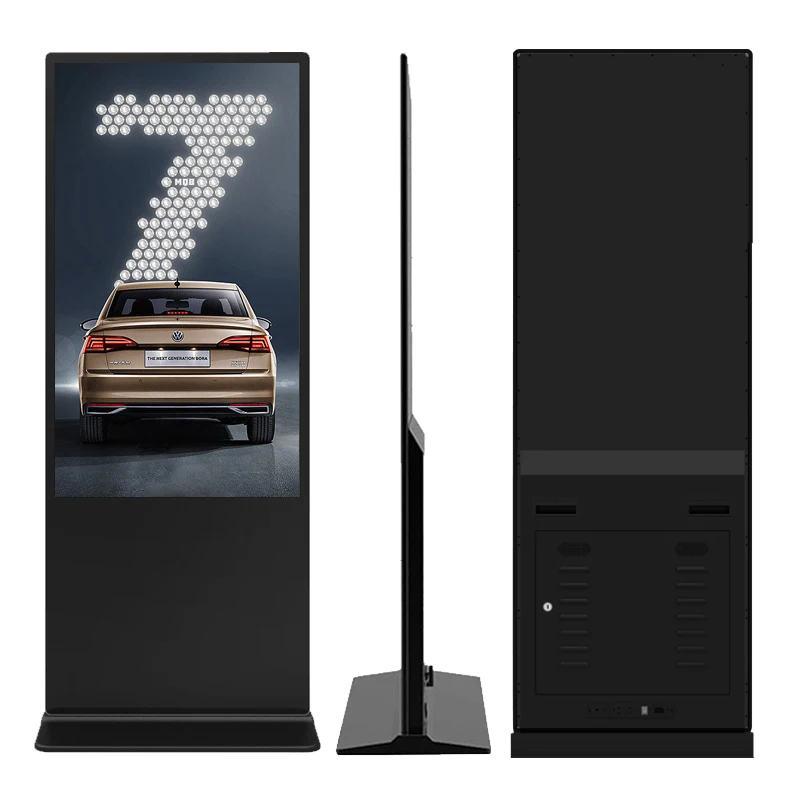 43 50 55 65 дюймов LCD Digital Signage и напольный киоск 4k внутренний рекламный плеер HD сенсорный экран