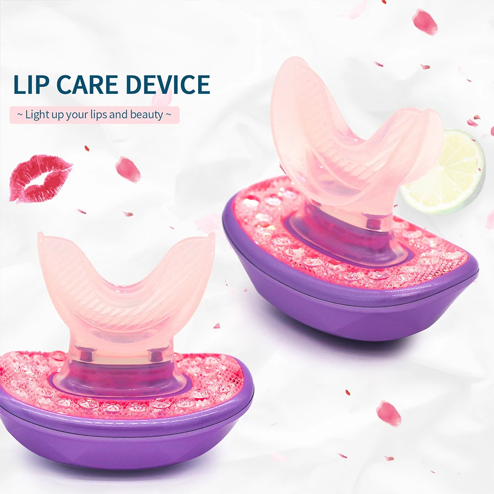 Electric Lip Care Products Plumping Removal Dead Wrinkles Medical Grade Red Light Therapy Firming Lip Beauty Device