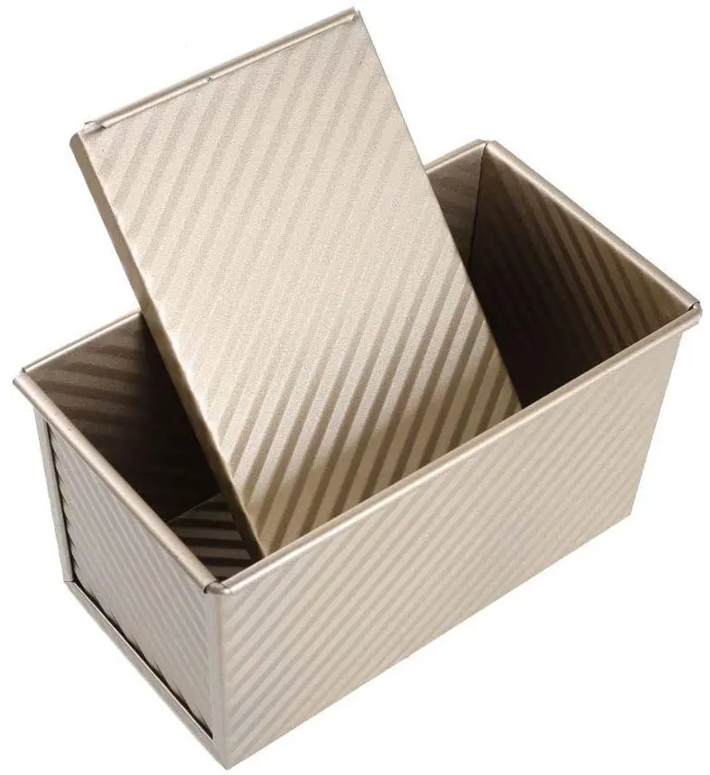 Прямоугольная сковорода для булочек, антипригарная крышка из углеродистой стали с сильфоном, форма для тостов, форма для хлеба, форма для тортов