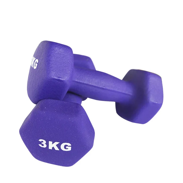 Mancuernas De Neopreno Professional Premium Small Dumbbell Set Poly Urethane 7.5 6 Kg Hand Weights Vinyl Coated Colored Dumbbell