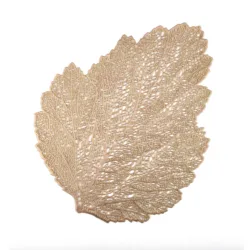 IN STOCK Leaf PVC Placemat For Table Decoration Wedding Dinning