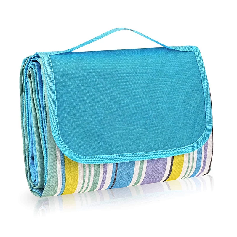 Modern Outdoor Picnic Blanket Extra Large Sand Proof and Waterproof Portable Beach Mat for Camping Hiking