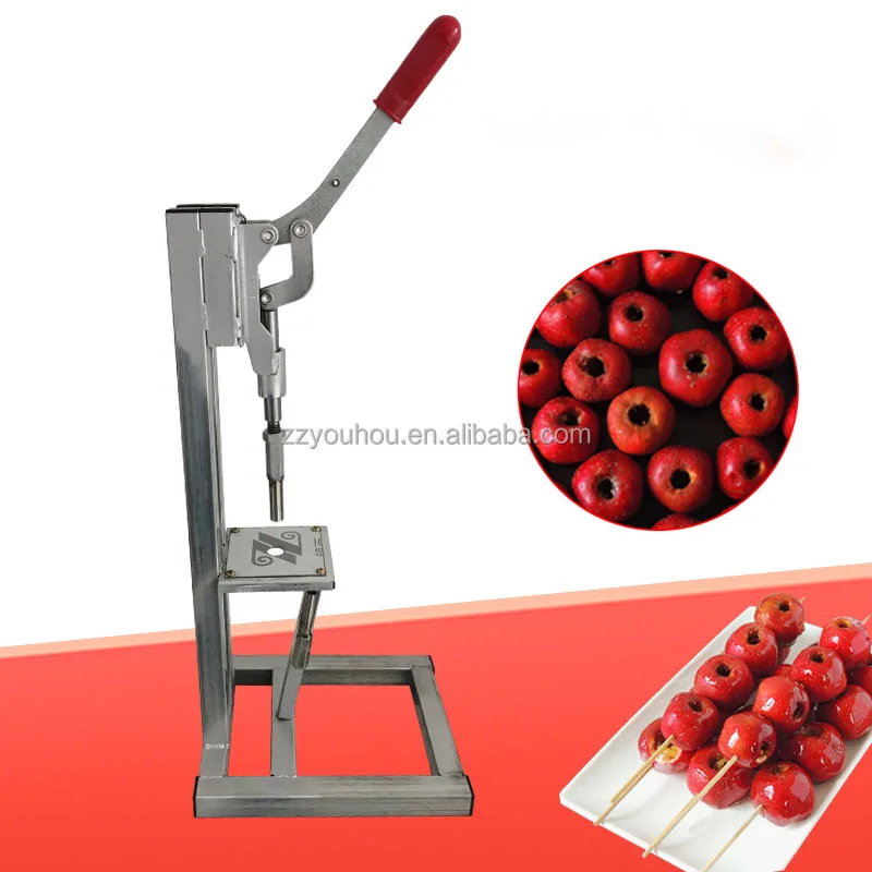 Easy operation manual hawthorn core remove olive pitter red dates pitting machine tools green dates