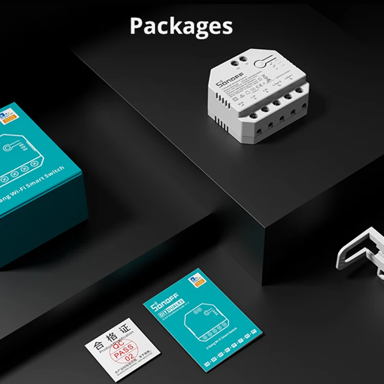 Sonoff DualR3 Wifi Two Gang Relay Module Power Metering Smart Switch