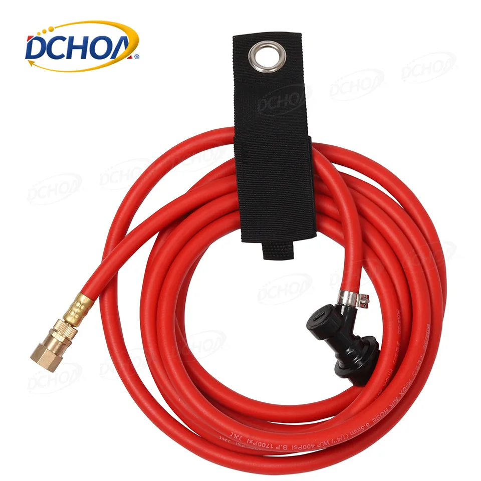 DCHOA Customized 19 feet Garden Hose Flexible Hybrid Hose Kink Free Water Hose Pipe with Sprayer Handle