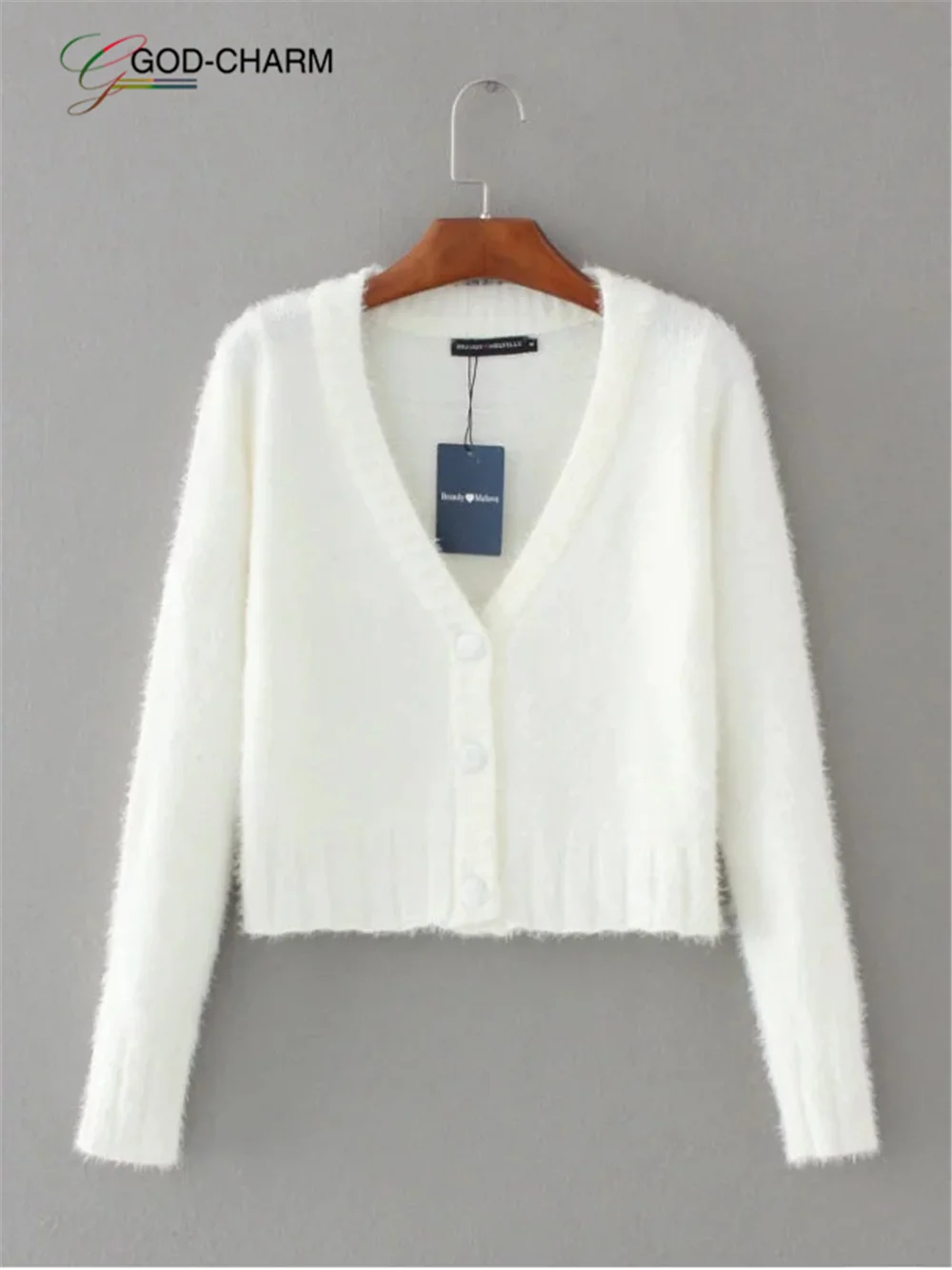 *GC-0828 Wholesale sexy high quality Good quality Bestsale in-stock pullover knit  women mohair sweater