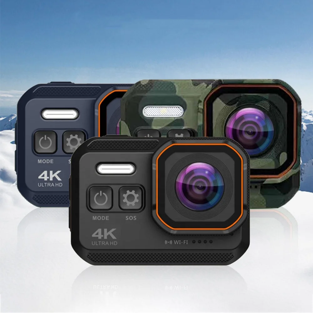 Hoya IP68 Waterproof 360 Degree HD 1080P 60fps 4k Sports Camera Action Cam With Whole Accessories