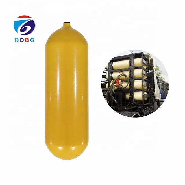 Обернутый Стекловолоконный композитный газ высокого давления сжатый природный 356 мм 100 л CNG цилиндр