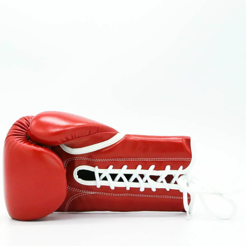 New Design Comfortable Shinny PU Leather Custom Logo Microfiber Boxing Gloves