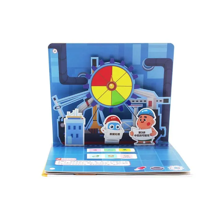 
Customized Funny Coloring Pop Up 3D Movable Books Printable 