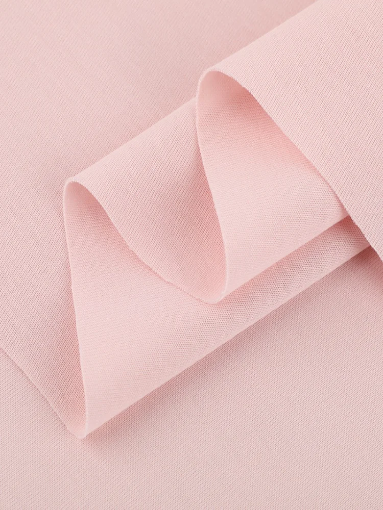 T-shirt Double Cloth 180gsm Lightweight 50s Cotton Nylon Fabric Knit Supplier Manufacturer