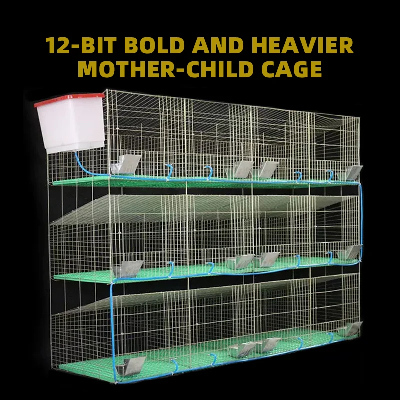 GREAT FARM Hot Sale  Easy Commercial Rabbit Cages Hot Dip Galvanizing Rabbit Cages For Animal Farm