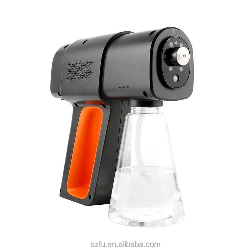 HD08 25W Battery Operated Wireless Cordless Electric Nano Sprayer Gun Fog Machine Mist Spray Atomizer sanitizing sanitizer