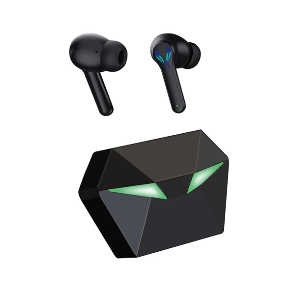 D-1386 2022 super long time using alien design wings phantom gaming true wireless earbuds surround sound gaming headset earphone