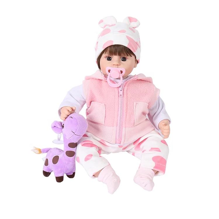 Wholesale 18 inch soft touch girl toy baby doll body soft silicone reborn Realistic baby dolls