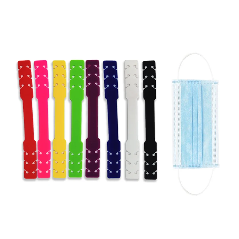 Регулируемые Многоразовые Мягкие резиновые ушные крепления для защиты ушей-резиновый держатель для лица в маске, поддерживающие крючки