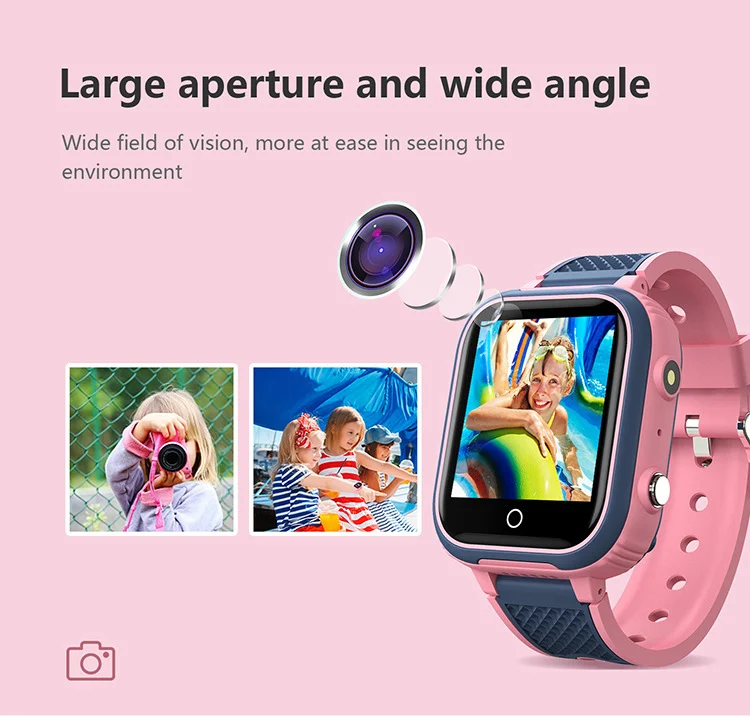 Russian Spanish English German 4g Kids Gps Smart Watch Lt21 Video Call Gps Sos Games Kids Smartwatch Camera for Boys and Girls