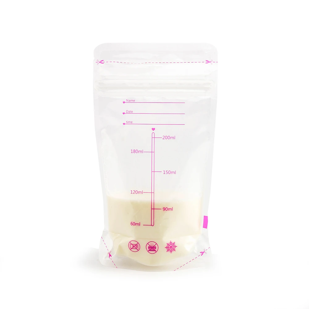 Fast delivery stock 7OZ 200ml  Breast milk Storage Bag