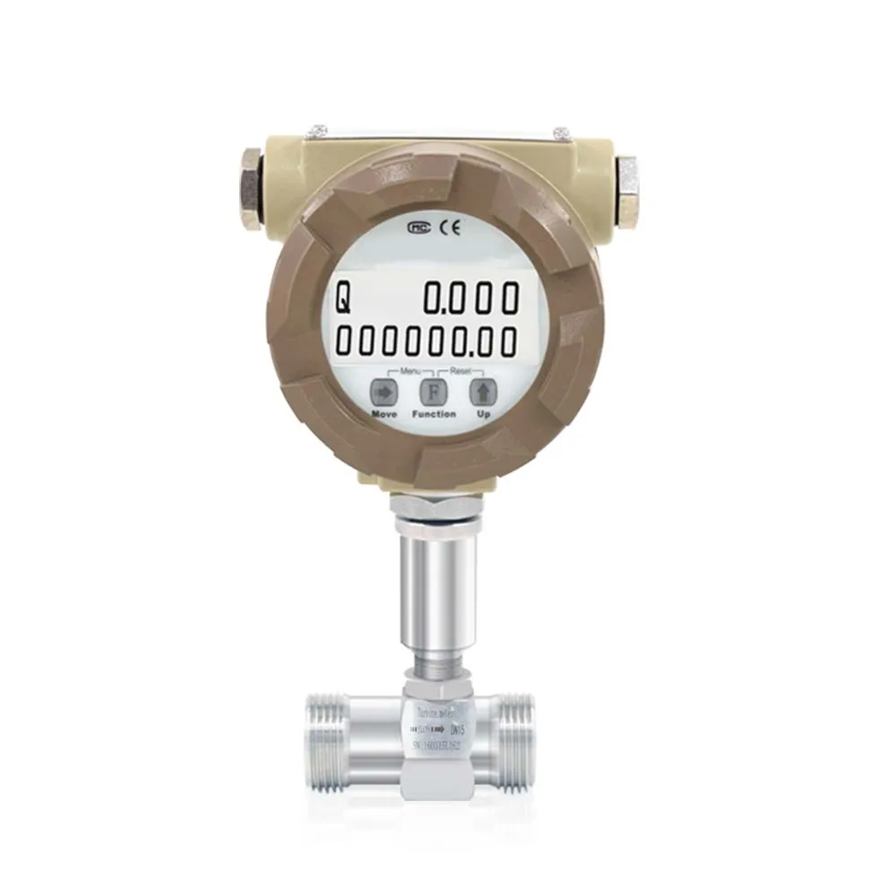 High Precision Liquid Turbine Flow Meter Stainless Steel Digital Vegetable Oil Ethanol Flowmeter 4-20ma Turbine Flow Meter Price