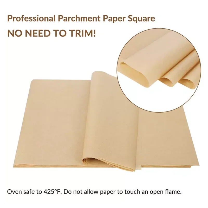 Disposable Parchment Baking Paper Sheets For Oven Greaseproof Pastry Cookie Baking Liners