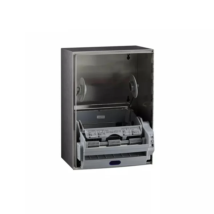 Stainless Steel Wall Mounted Bathroom Toilet Auto Roll Towel Dispenser