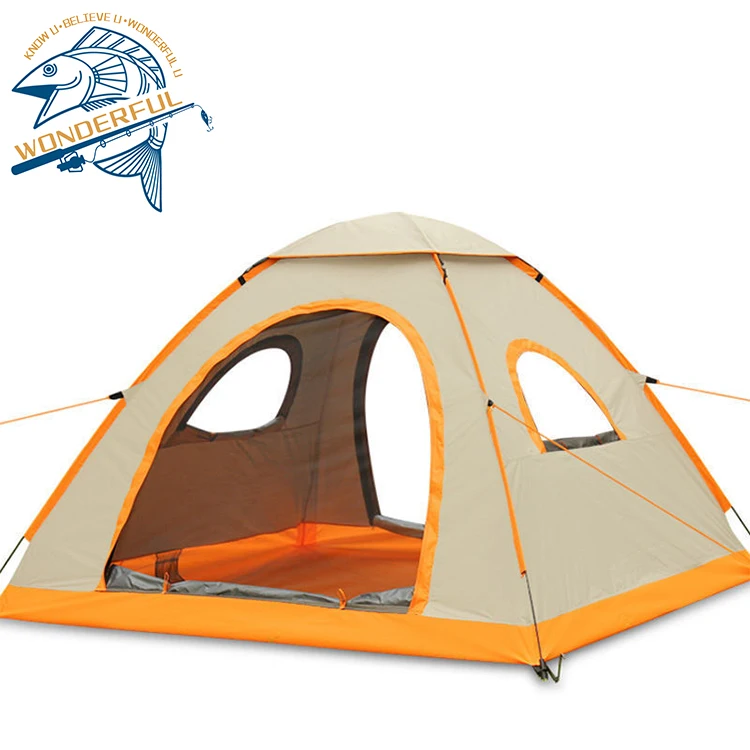 Portable Oxford Ultra Light Waterproof Hiking Travel Automatic Pop Up Camping Outdoor Tent