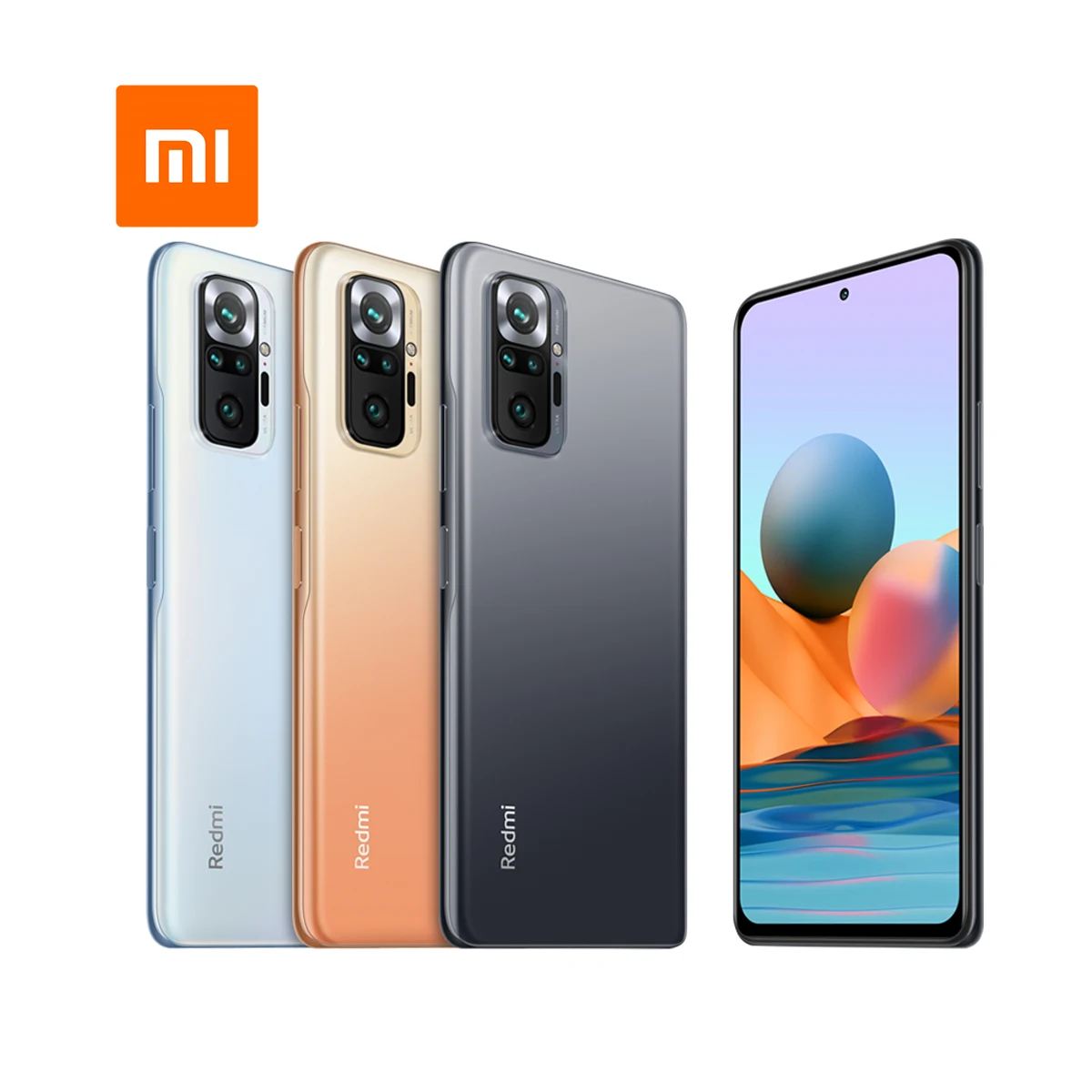 Global Version Xiaomi Mobile Redmi Note 10 Pro 6GB RAM 64GB DotDisplay 6.67 Snapdragon 732 5020mAh Smartphone Xiaomi