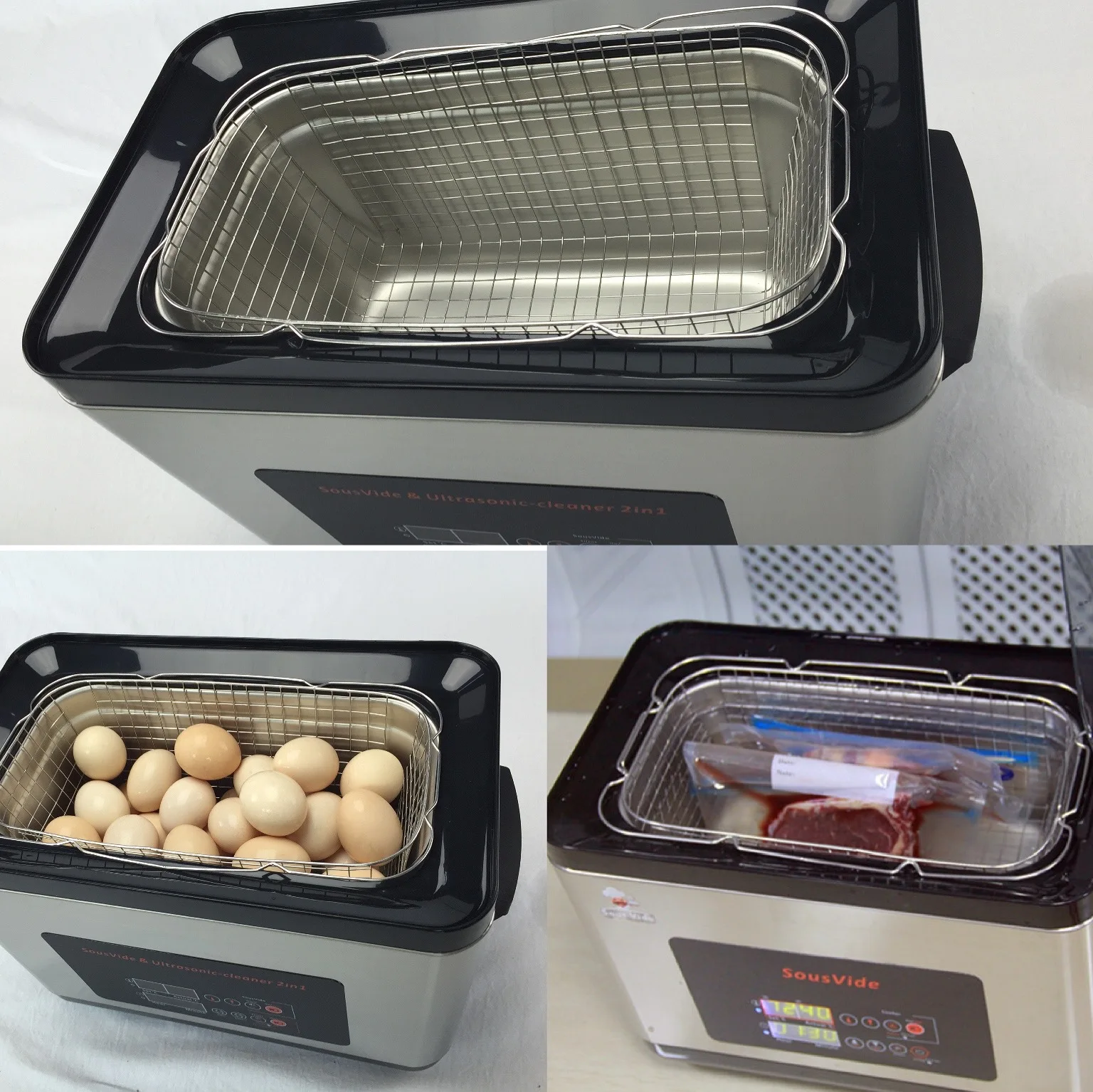 All area Even-heated Precise temperature control slow cook  Professional functions 6L water bath premium style Sous Vide Oven