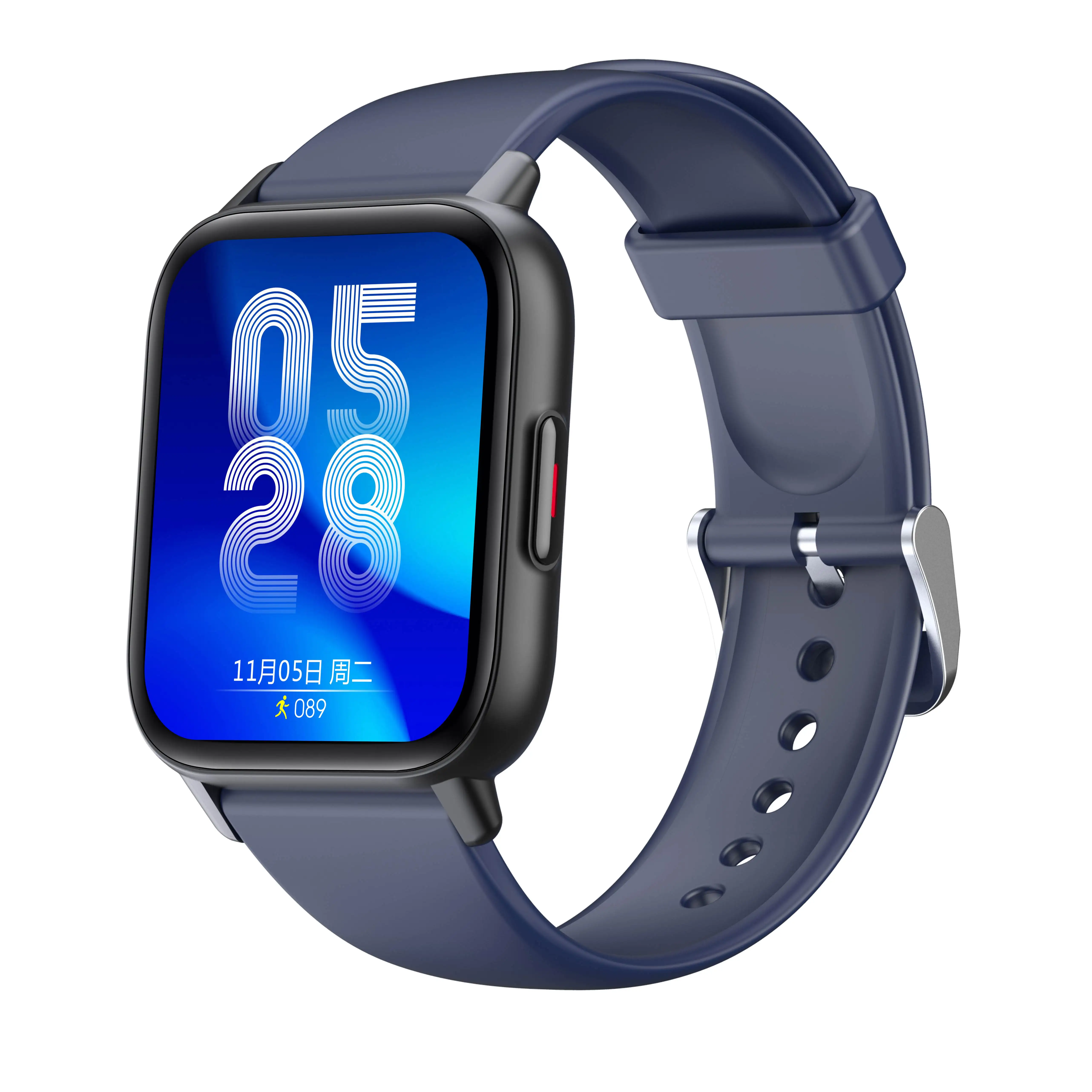 New Android Ip67 Ecg Ppg Blood Pressure Ultra 8  Generic 100% Silicone Smart Watch Ce Fc Rohs For Ios And Android System