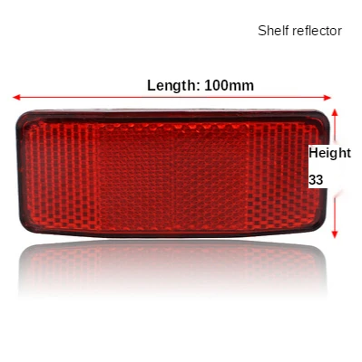 Bicycle front and rear reflectors mountain road bike spokes reflector spokes decoration hot wheels night warning film