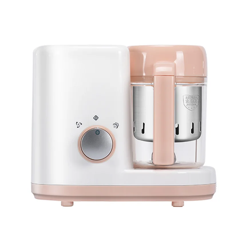 Набор для приготовления смузи из фруктов и пюре, стерилизатор, блендер и нагреватель, пароварка