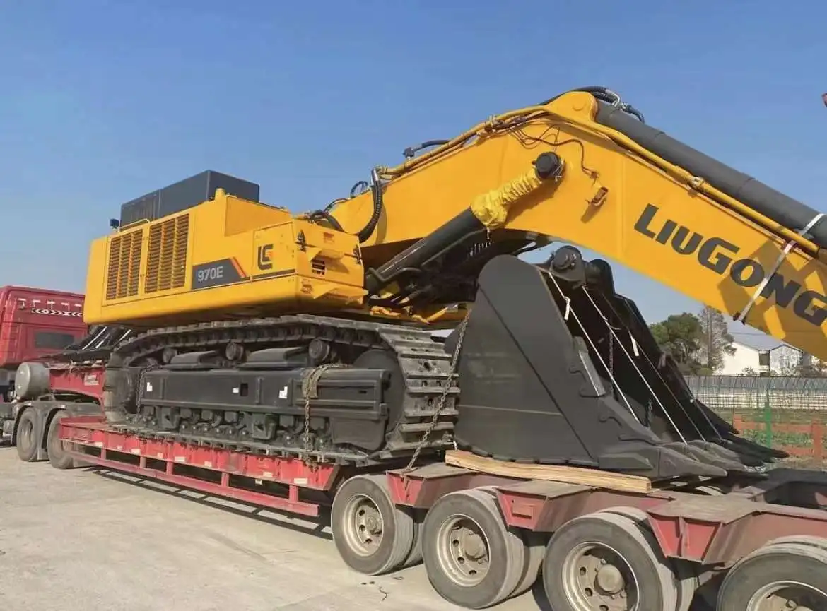 Liugong Brand Large Digger Clg970e 70500kg Mining Crawler Excavator