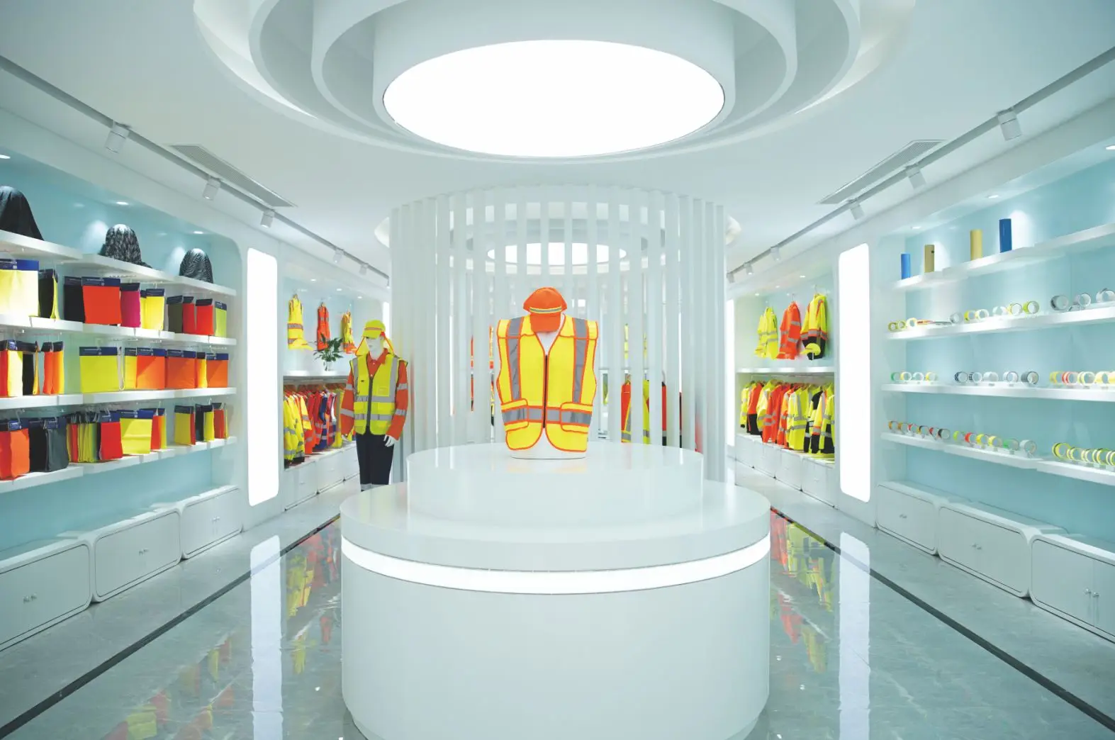 professional high quality hot sale high visibility reflective safety stitching color workwear with heavy duty zip and pockets