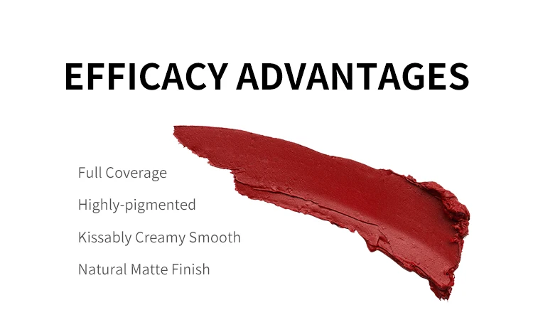 Brand new waterproof beauty liquid matte lipstick for private label Dark Cool Girl Lipstick Creamy lipstick