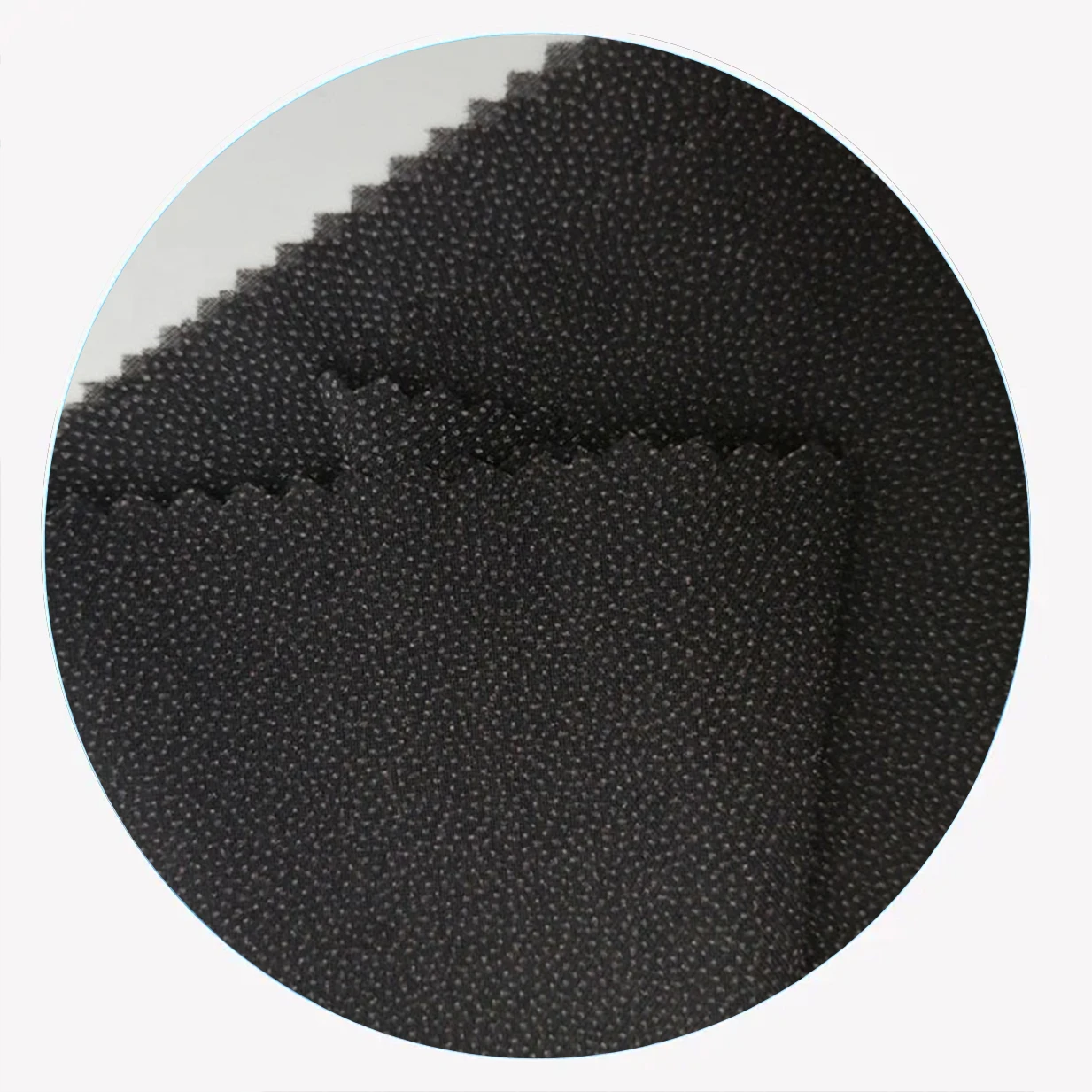 110g PA+PES mixed coating factory 100% polyester fusible woven interlining