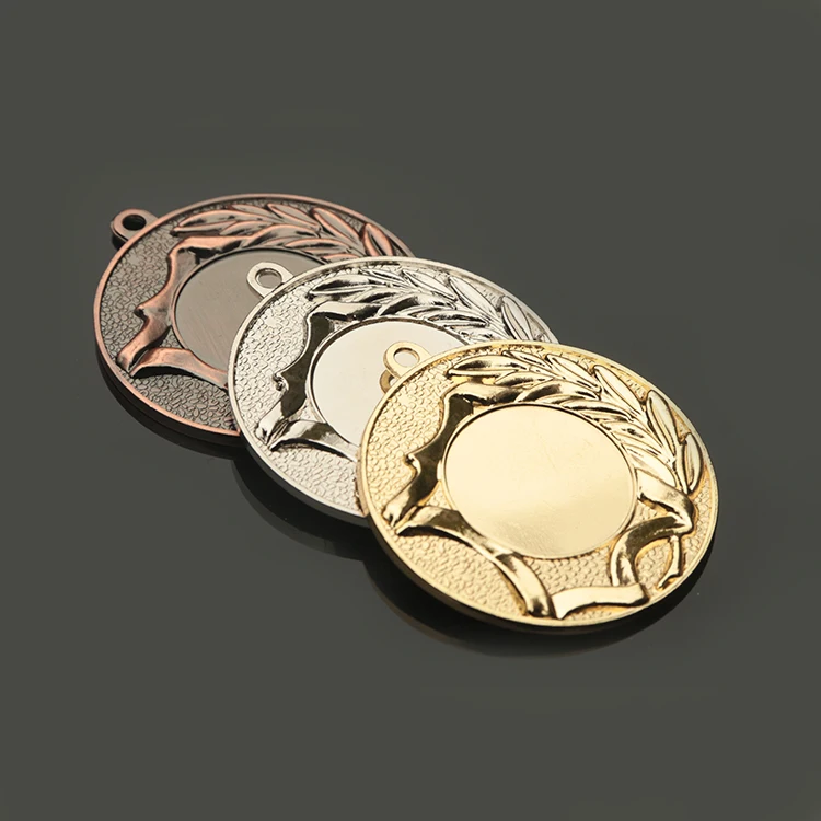 Award Metal Medals Custom Gold Silver Copper Plated Blank Sport Gymnastics Medal