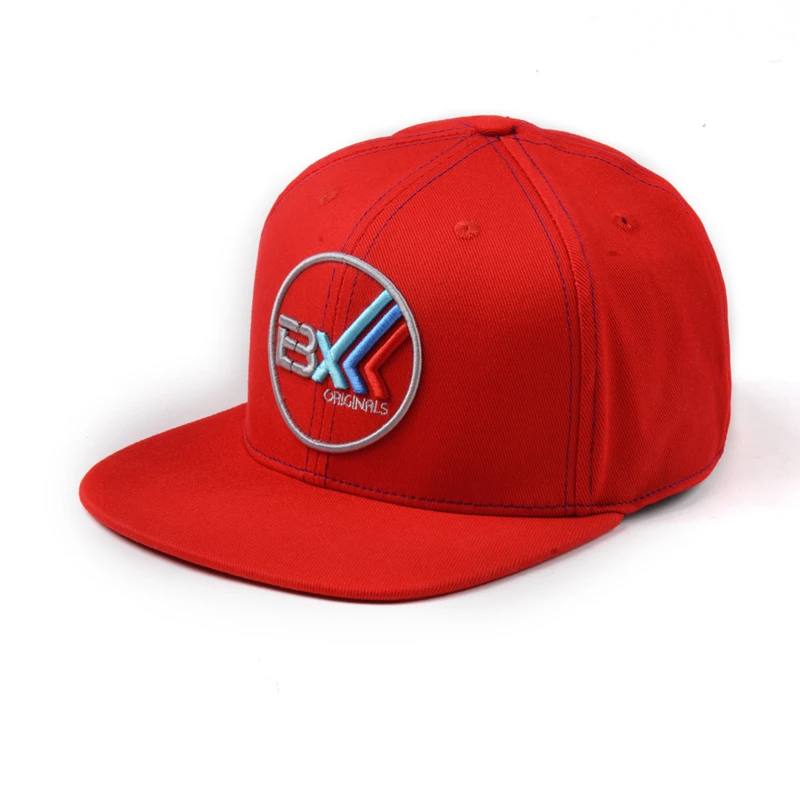 Wholesale Custom Mens 6 Panel Plain Blank SnapBack Gorras Flat Bill Hip Hop Snapback Caps Hat with Embroidery Logo