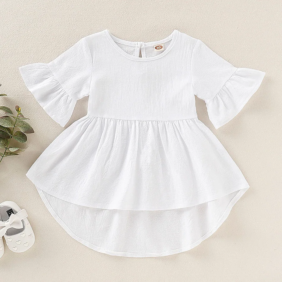2022 new arrival many color cute style 1-4 years kids summer baby girl dress