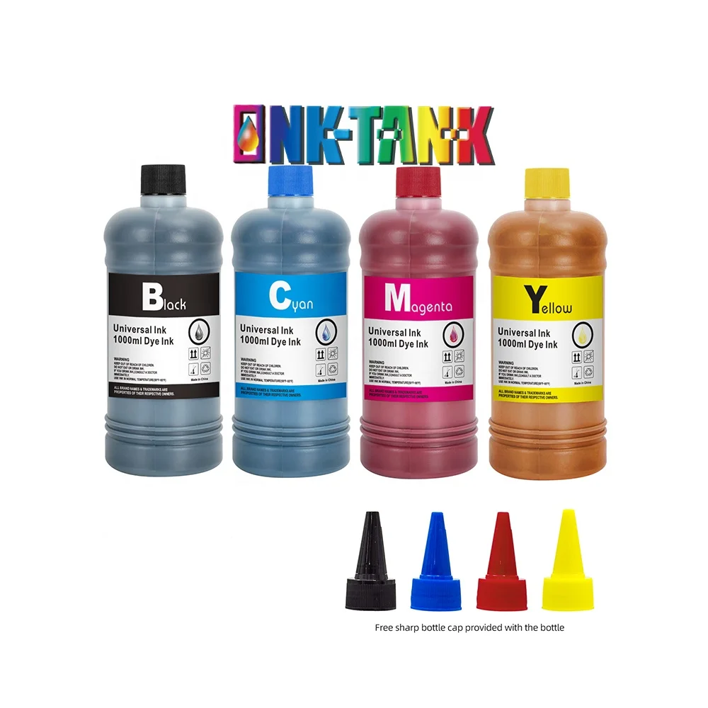 INK-TANK 1000ml High-End Compatible Premium Color Refill Inkjet Dye Ink For Canon Pixma Printer