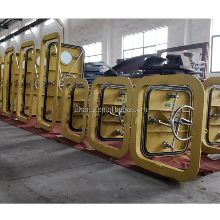 Chinese SOLAS Standard Marine water tight Weather Tight door sliding steel aluminum fire Door for Boat accessories Marine parts