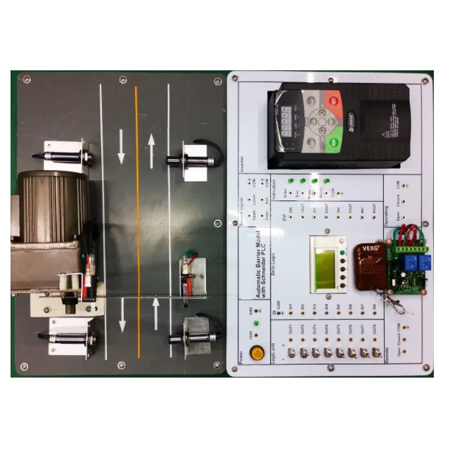 Автоматическая модель для тренировки барьеров с PLC и инвертором обучающий инструктор аппарат демонстрация