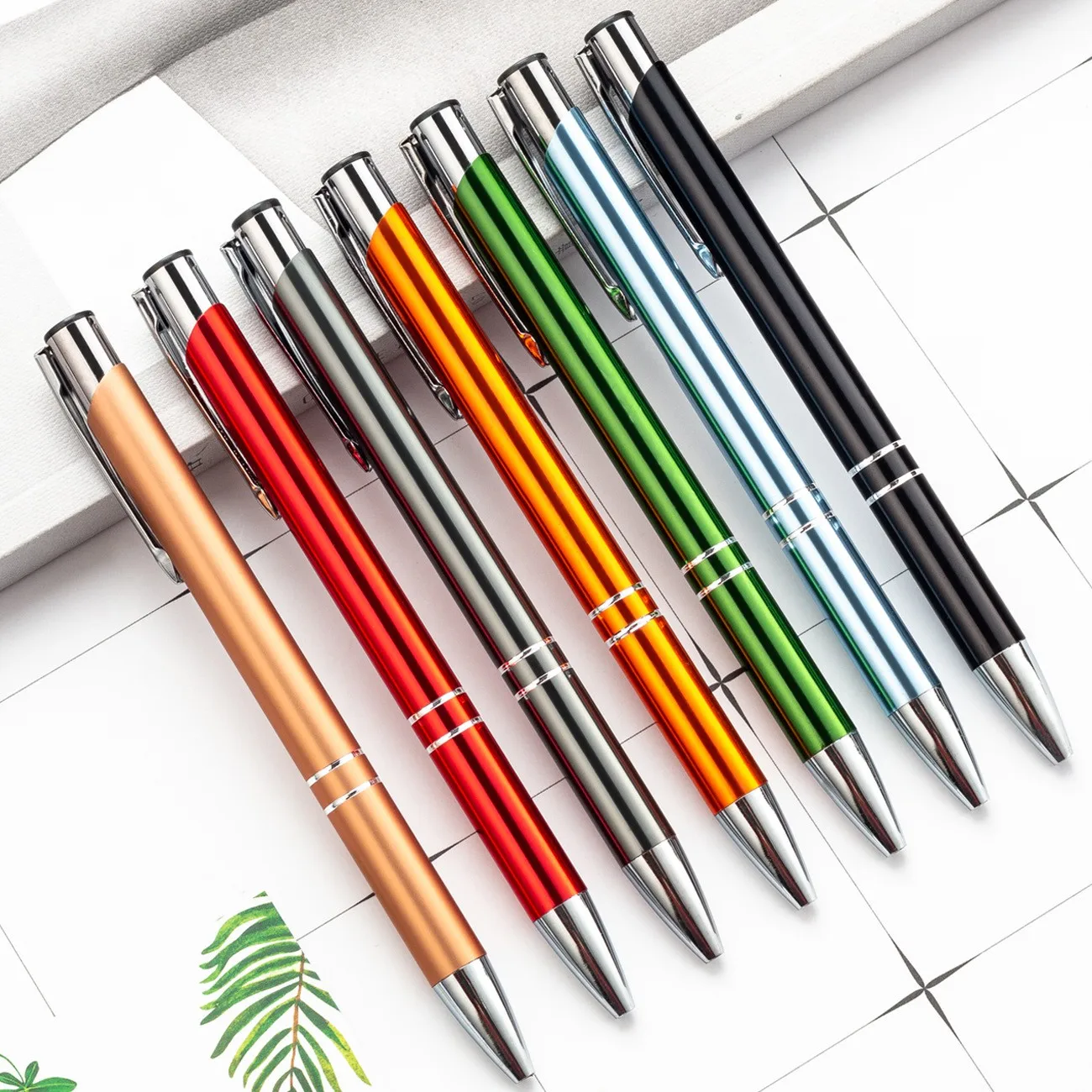 Luxury Novelty Metal Ball Pen Promotions Custom Logo Advertising Ballpoint Pen Personalized Engraving Quality Personalized Gift
