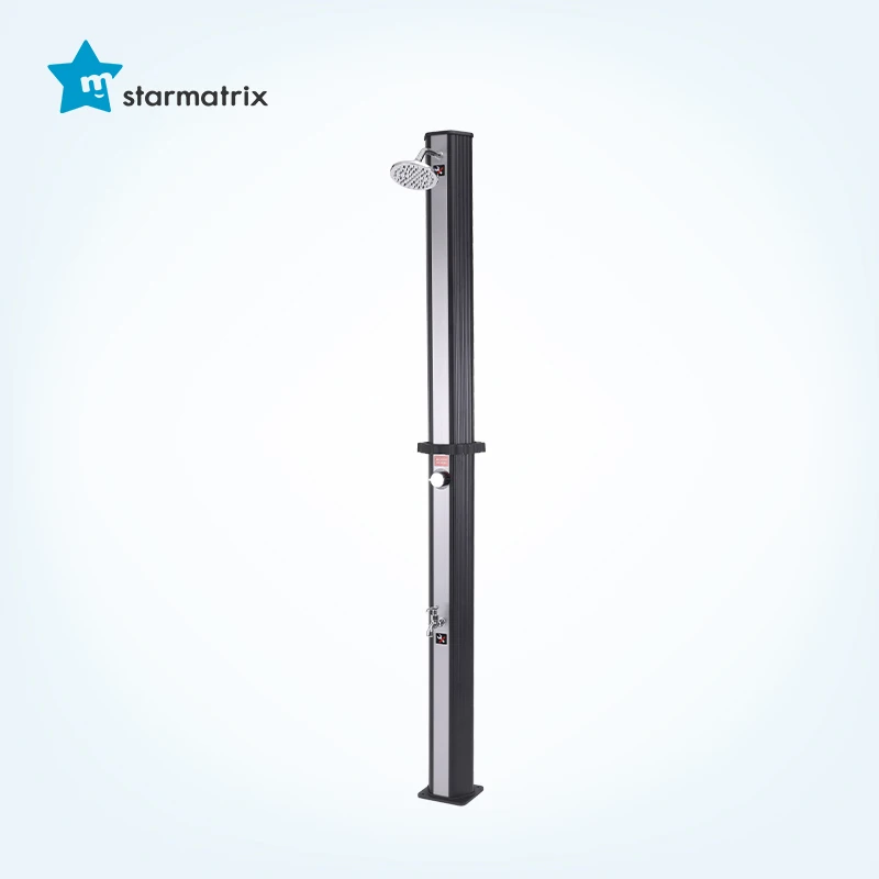 starmatrix ss0920 the outdoor shower company swimming pool showers outdoors solar water showers