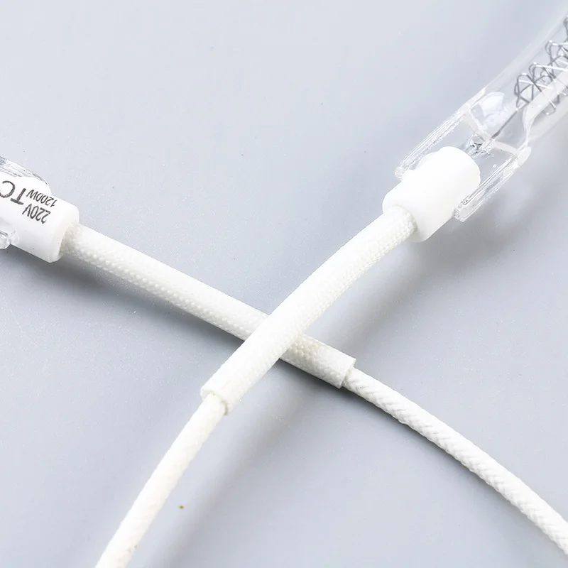 495mm 1500w Quartz heating tube infrared halogen heating lamps for ink screen printing