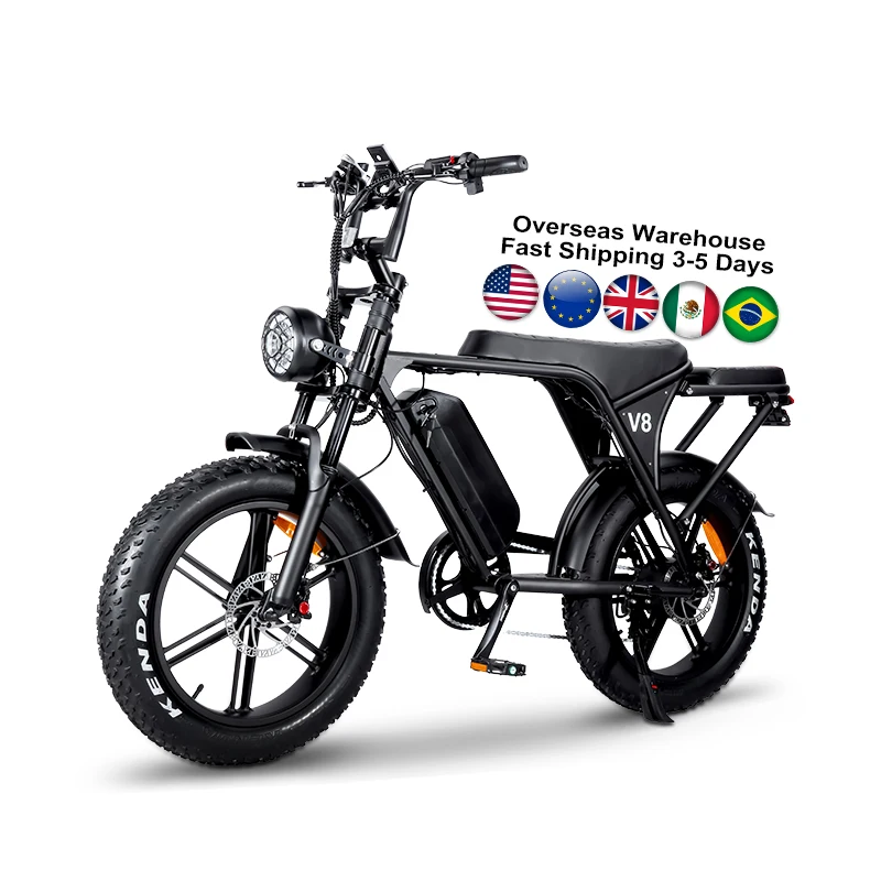Brazil Warehouse OUXI V8 Electric Bike Bmx Motorizada 15000w Mid Drive Motorized Bicycle Electric Scooter Bicicleta Eletrica